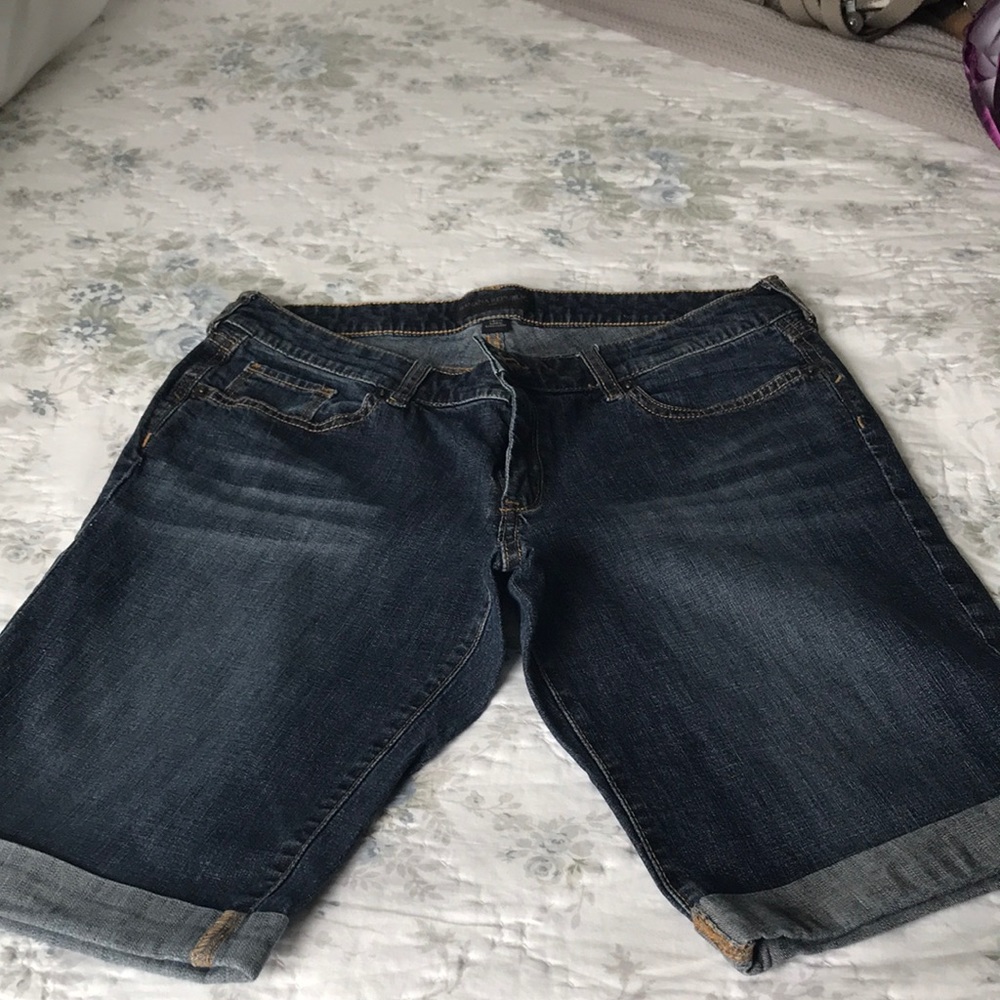 Banana Republic Dark Blue Denim Bermudas